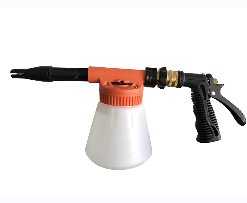 Пистолет для мытья автомобиля blaster 900 мл пенораспылитель который соединяется с любым садовым