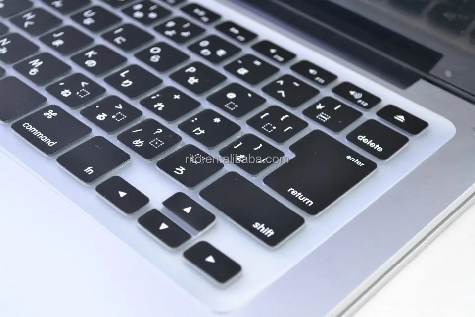 For Macbook Pro Japanese Keyboard Cover Silicone, Custom Keyboard Skin in Janpan Layout