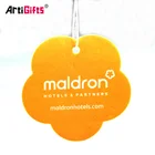 China Artigifts Factory Promotional Gifts Advertisement Hanging Car Air Freshener Customised Logo Blank Air Freshener Paper Car
