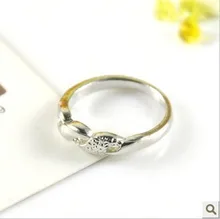 Intended to provoke Attachment white collar fashion simple geometric piano ring ring female factory direct