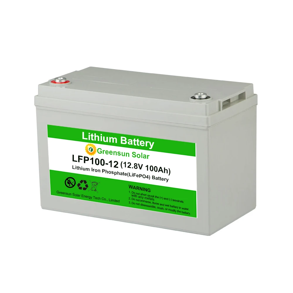 5 Years Warranty LiFePO4 lithium battery 12 v 100 ah battery for ESS