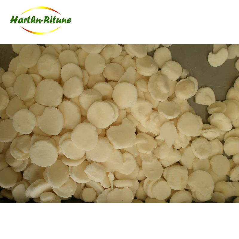 Nagykereskedelmi IQF fagyasztott vízgesztenye szeletek IQF vízgesztenye szupermarketeknek