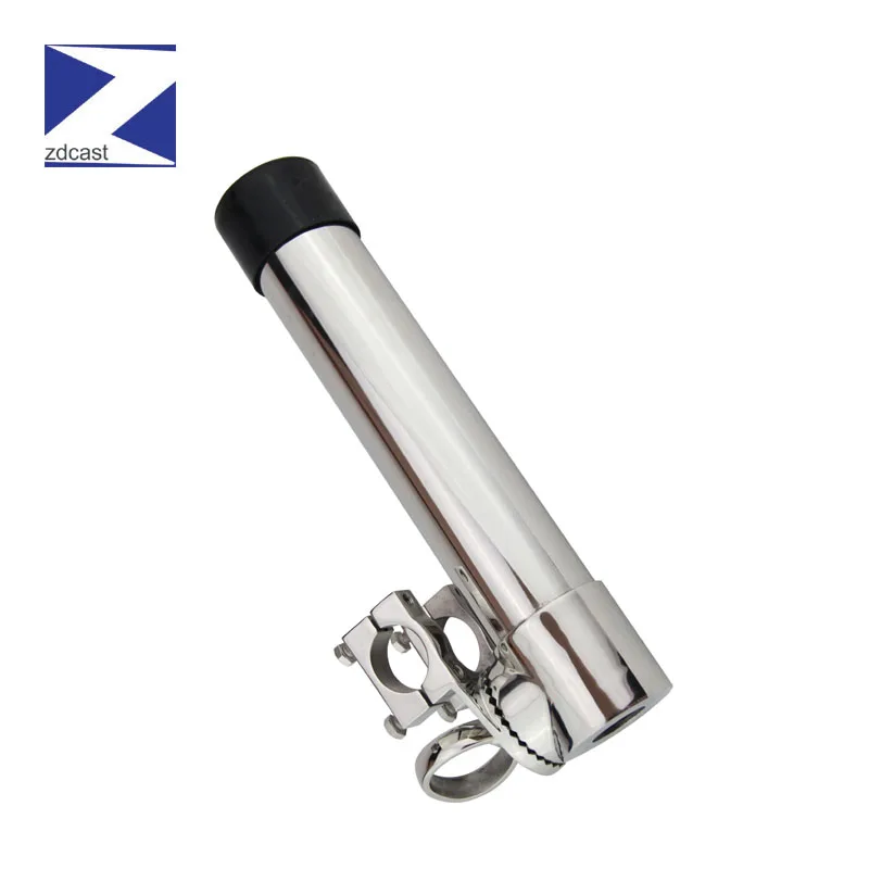 Marine City Portacanna Da Pesca Heavy Duty In Acciaio Inox 316, Con Scarico E Angolo 15°, 2 Pezzi, Per Barche, Resistente Alla Corrosione