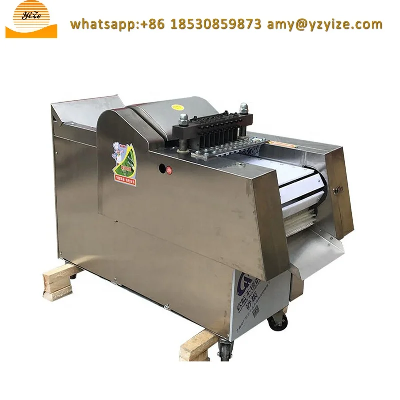 Замороженная машина для резки кубиков рыбы машина для резки кубиков курицы