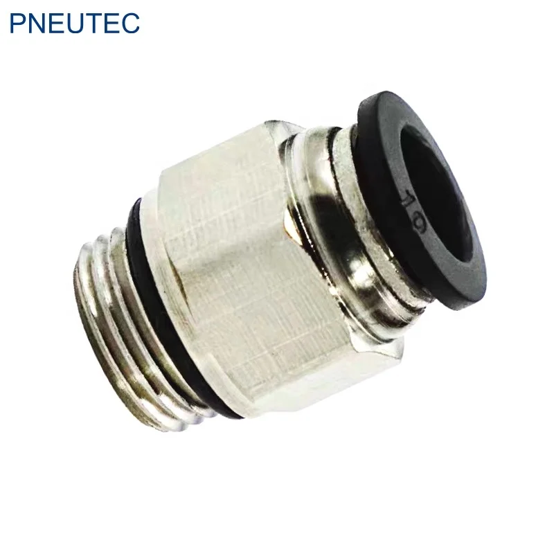 Pneumatic L-Fitting g3/8 x 6/8 inch Hose Inner 6 mm Outer 8 