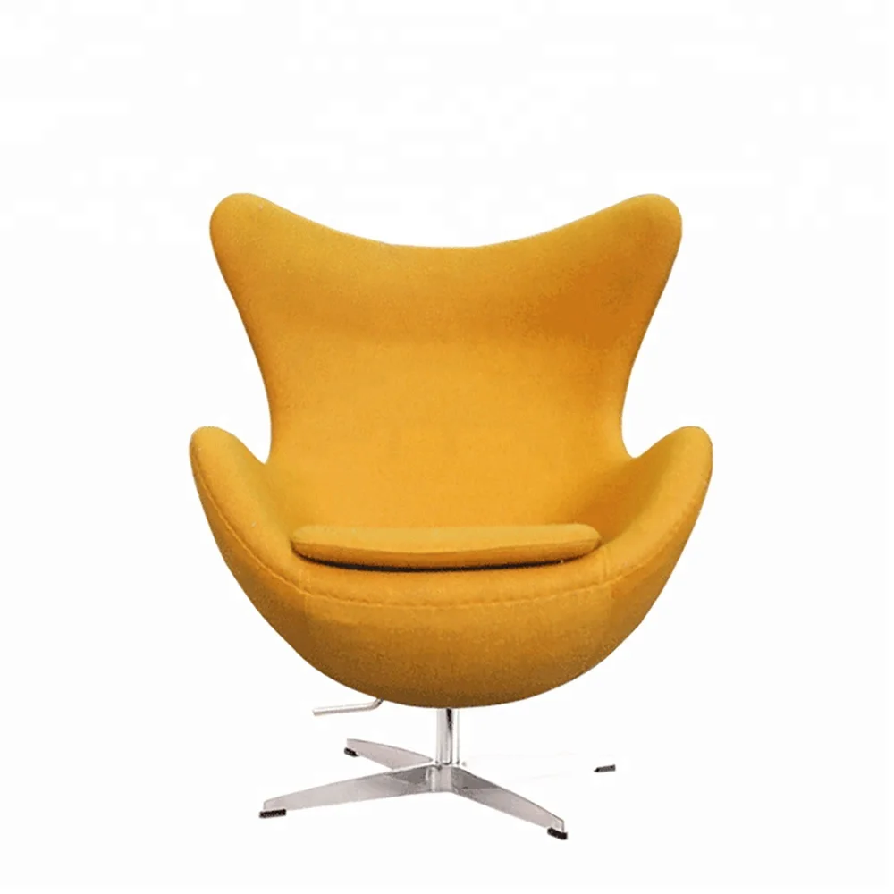 swivelling cashmere wool rocking armchair for living room