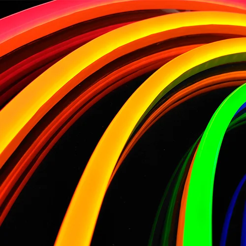 Уличная неоновая веревка ультратонкая зеленая мягкая светодиодная подсветка