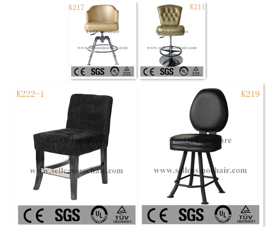 
 2017 г., новый дизайн, стул для казино, барный стул, игровой автомат для казино с основанием из нержавеющей стали, стул для покера K219  