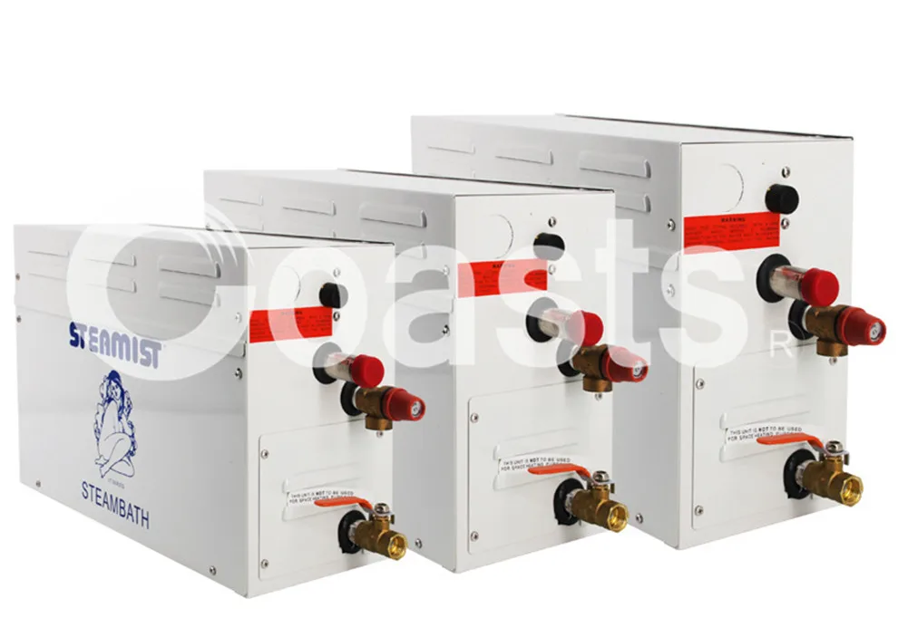 Steam Sauna Generator by Manual or Automatic Drain
