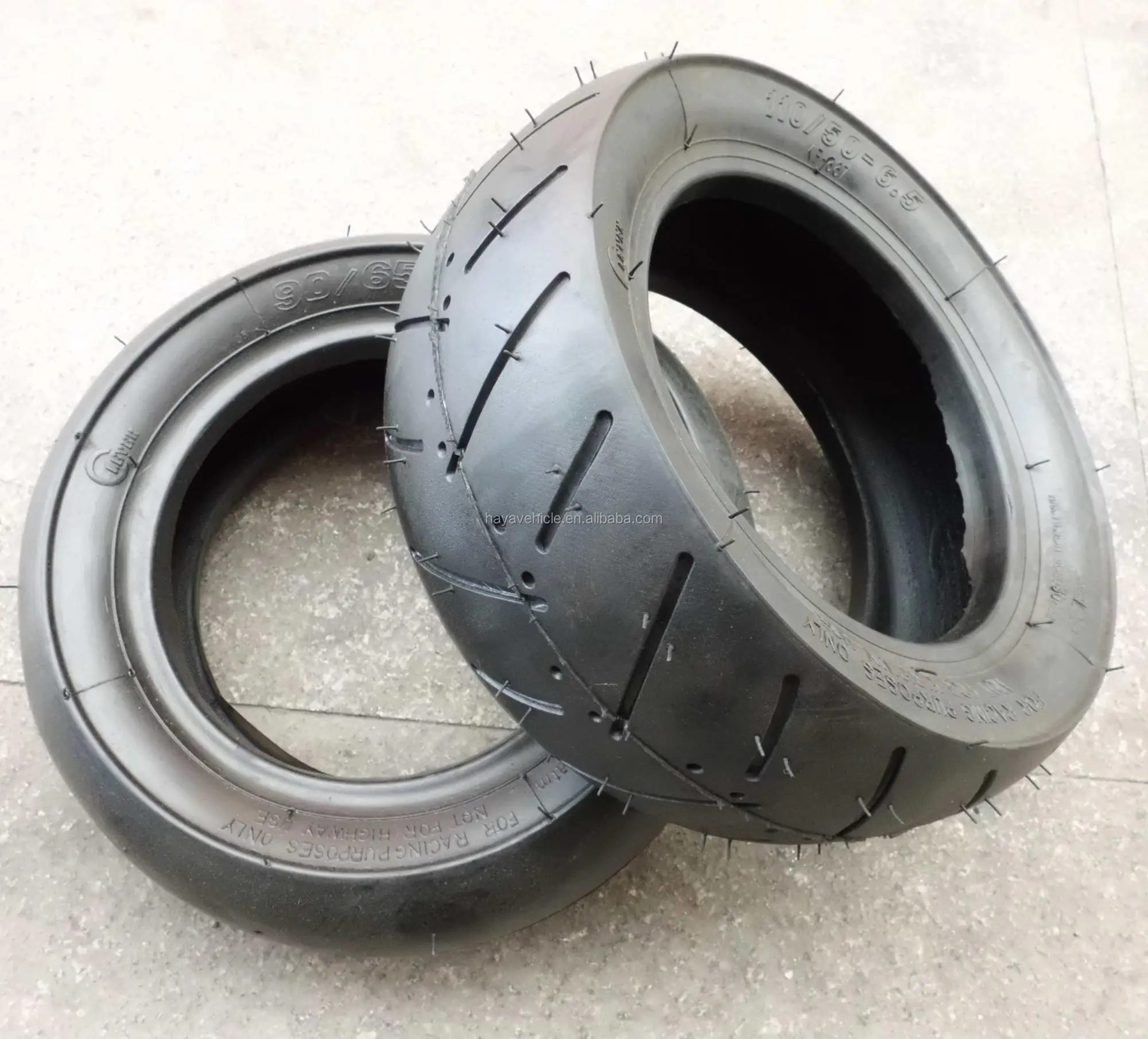 90/65-6.5, 110/50-6.5 Tires for Pocket Bike, Out Tire, Inner Tube, Tubeless Tires