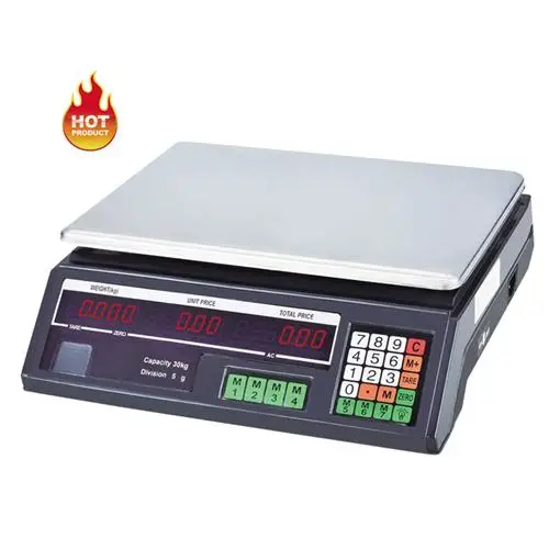 
 220V 40 кг индивидуальные весы с расчетом стоимости электронный цифровой подсчет баланса веса фрукты на Тару, цена  
