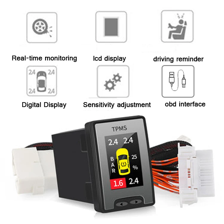 
 Система мониторинга давления в шинах Odysee Avancier URV CRV 10th Elysion Spirior OBD TPMS в режиме реального времени  