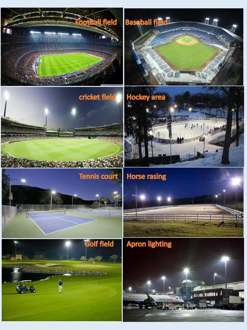 Projector LED 2000W 1500W Led Flood Light Metal Halide Halogen Replacement 500W 1000W Cricket Ground Floodlights Waterproof IP67
