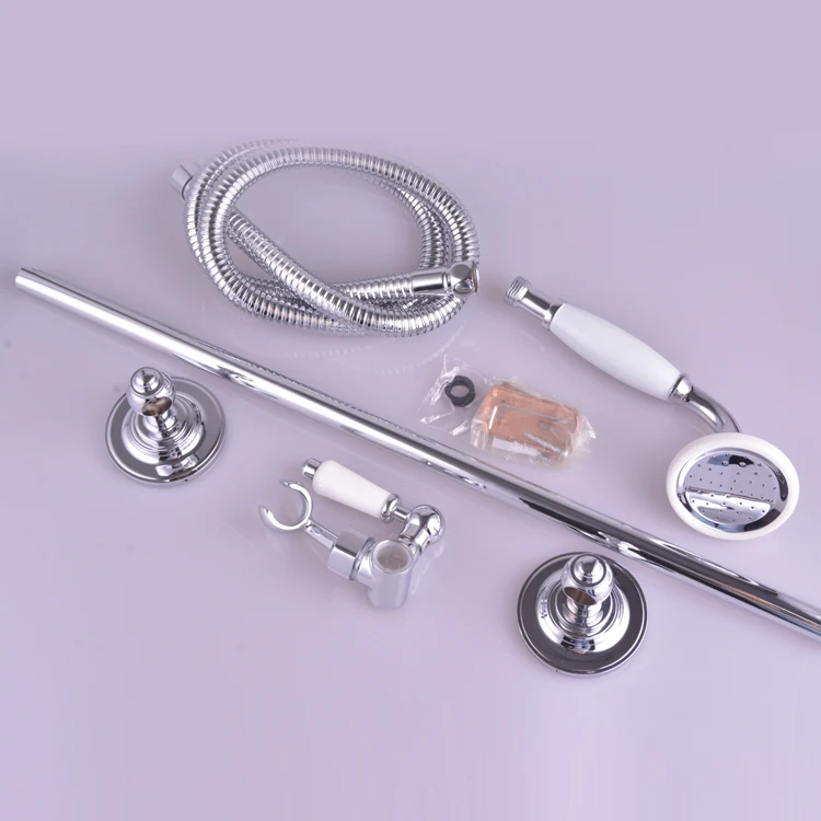 Brass Ceramic Lever Slide Rail Set with Handshower & 1.5m Flexible Hose supplier
