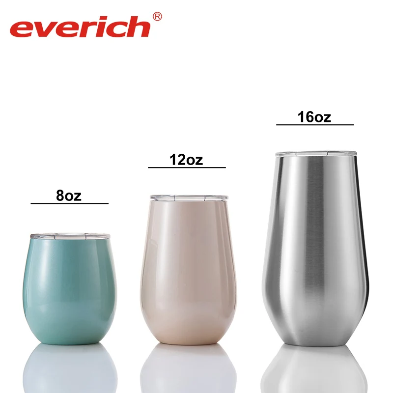 10 унций, оптовая продажа, бестселлер, Забавный стакан в форме яйца вина с крышкой