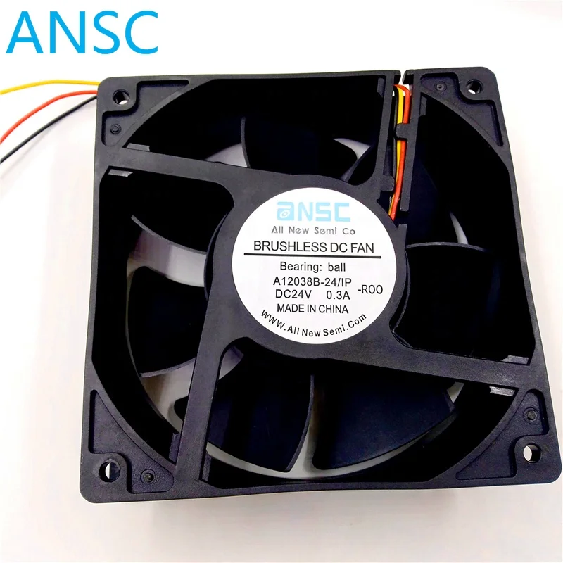 Waterproof Ip68 120mm Fan  120x120x38 12038 12v 24v 48v Dc Axial Cooling Fan