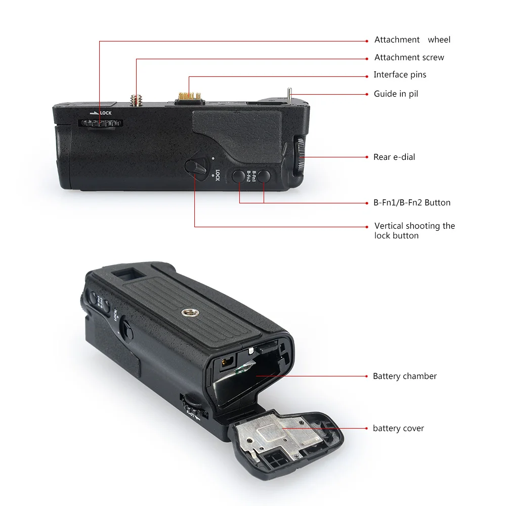 Olympus Om-d E-m1 Hld-7 Battery Grip - Black & Oem