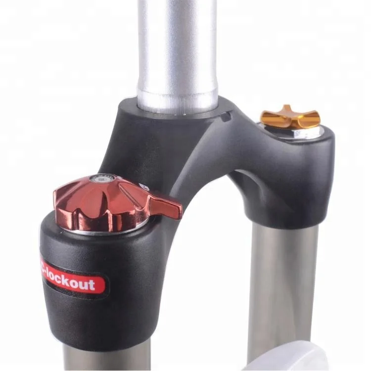 UDING Remote Lock Tapered Straight Tube Air Gas Suspension Fork 650b 26  29 100mm Travel for MTB Mountain Bike Bicycle