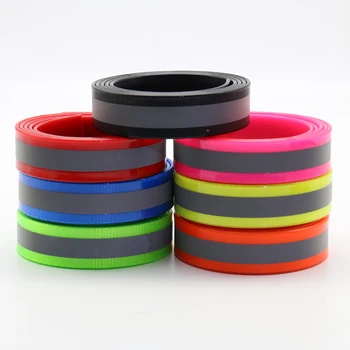 Fluorescent Reflective Tpu Coated Nylon Webbing Straps For Collar ...