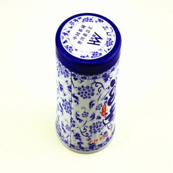 круглый консервную банку pu'er чай пакет ароматизированный чай коробка олова