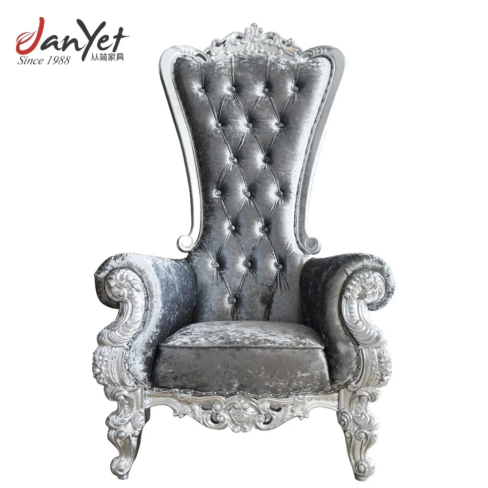 grey throne chair