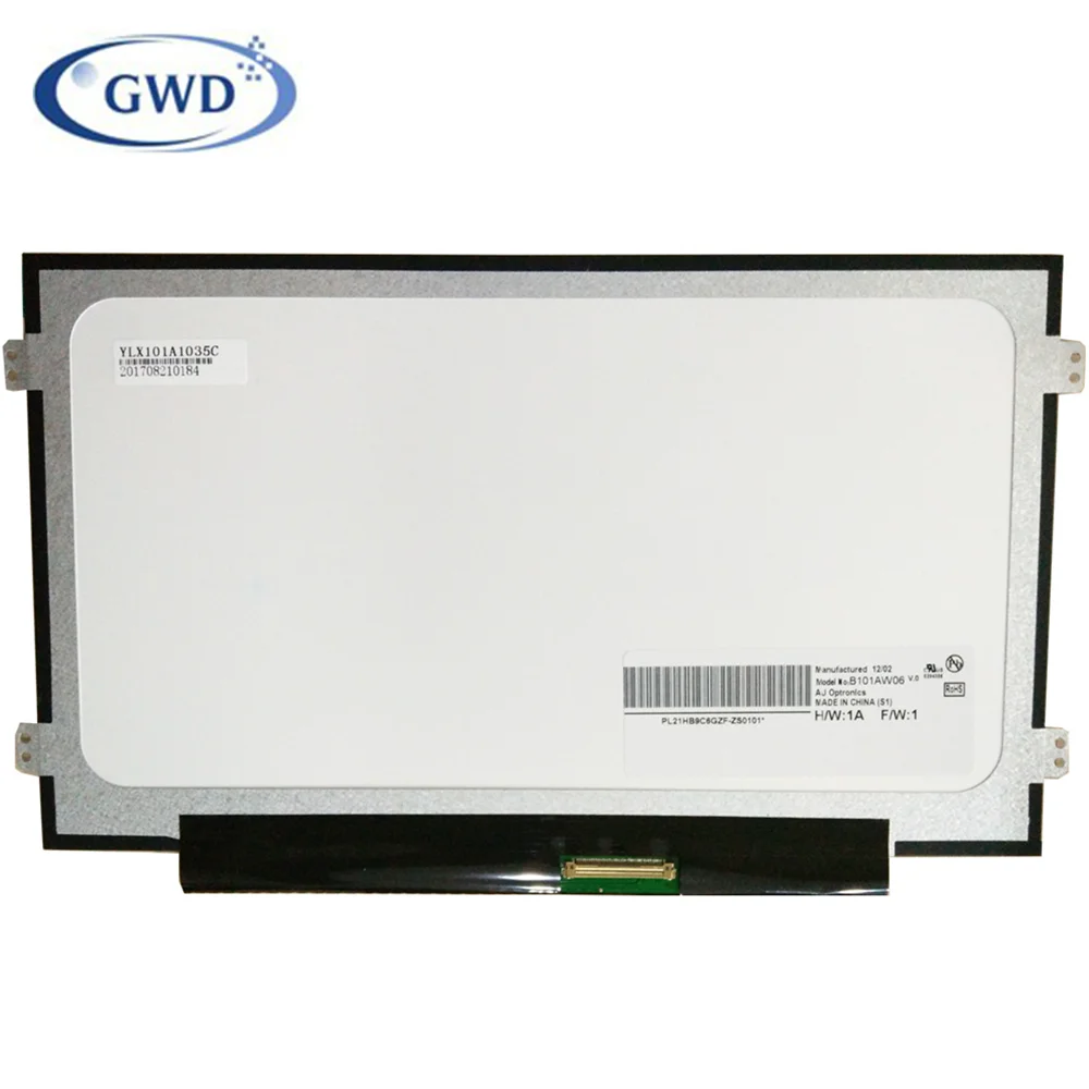Écran LCD LED 10,1 Pouces CHUNGHWA CLAA101NB03A - Pour Ordinateur Portable - Neuf