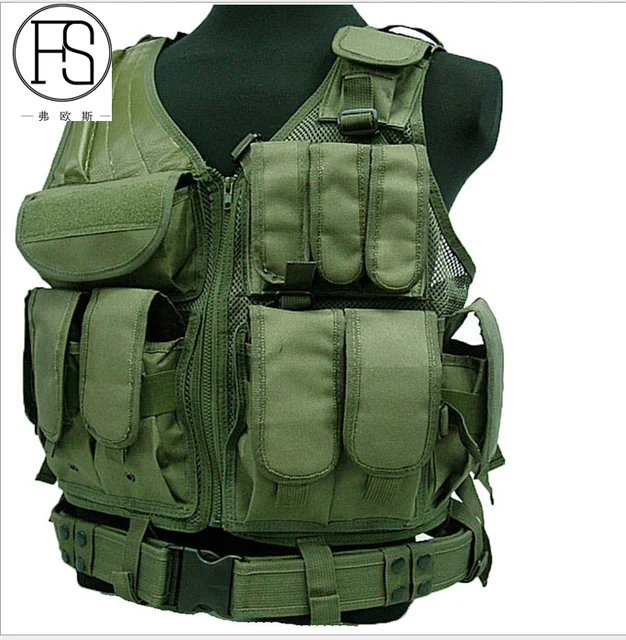 outdoor hunting security guard net vest military