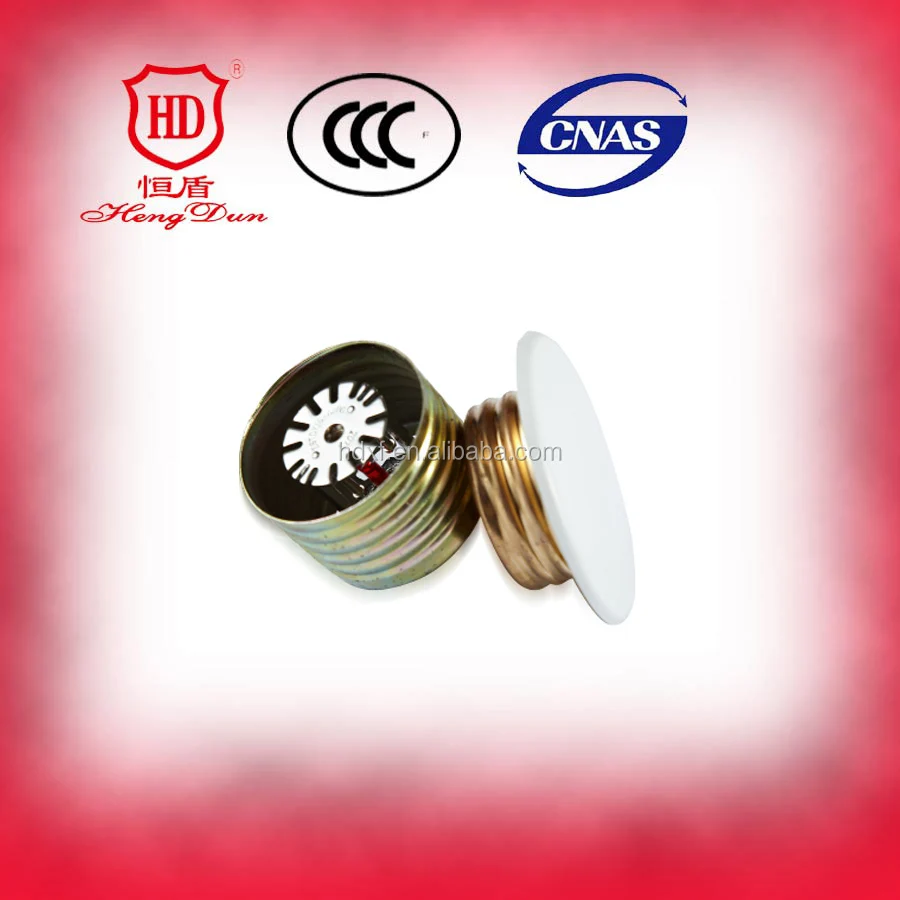 Red/yellow/green Color Glass Bulb Fire Sprinkler,all Types of Spray Nozzle Fire Sprinkler Heads