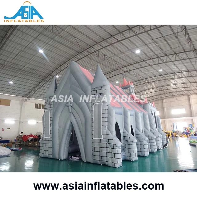 Outdoor Inflatable House Tent  House Replica Camping Log Cabin