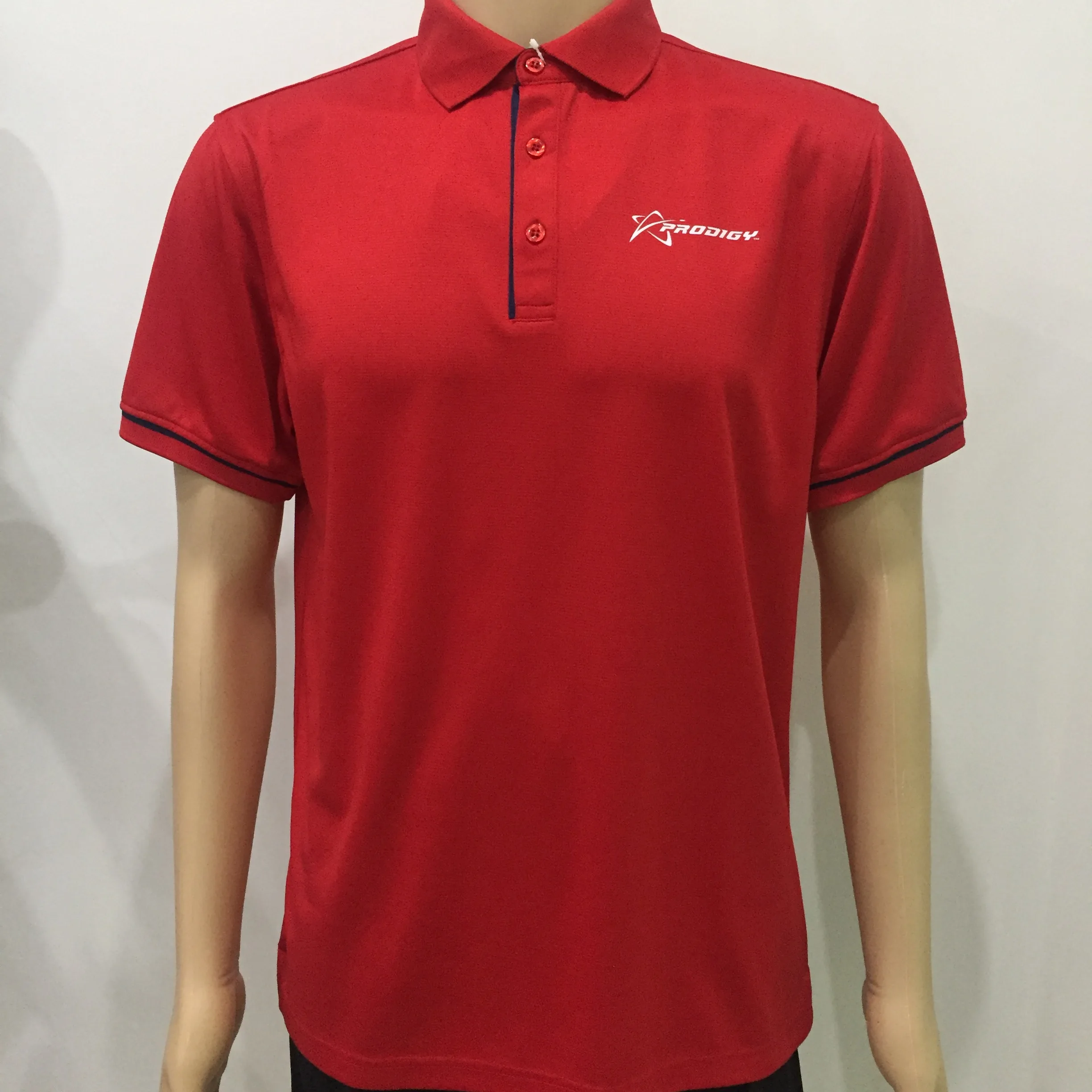 red polo shirt uniform