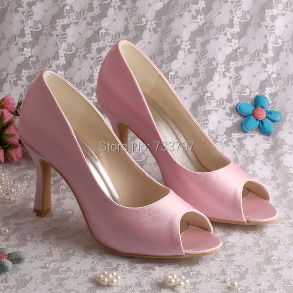 Light pink 2024 evening shoes