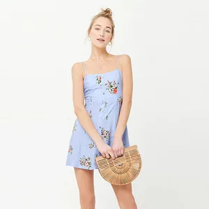 Wholesale Summer Ladies Flower Girl Floral Print Cami Dress