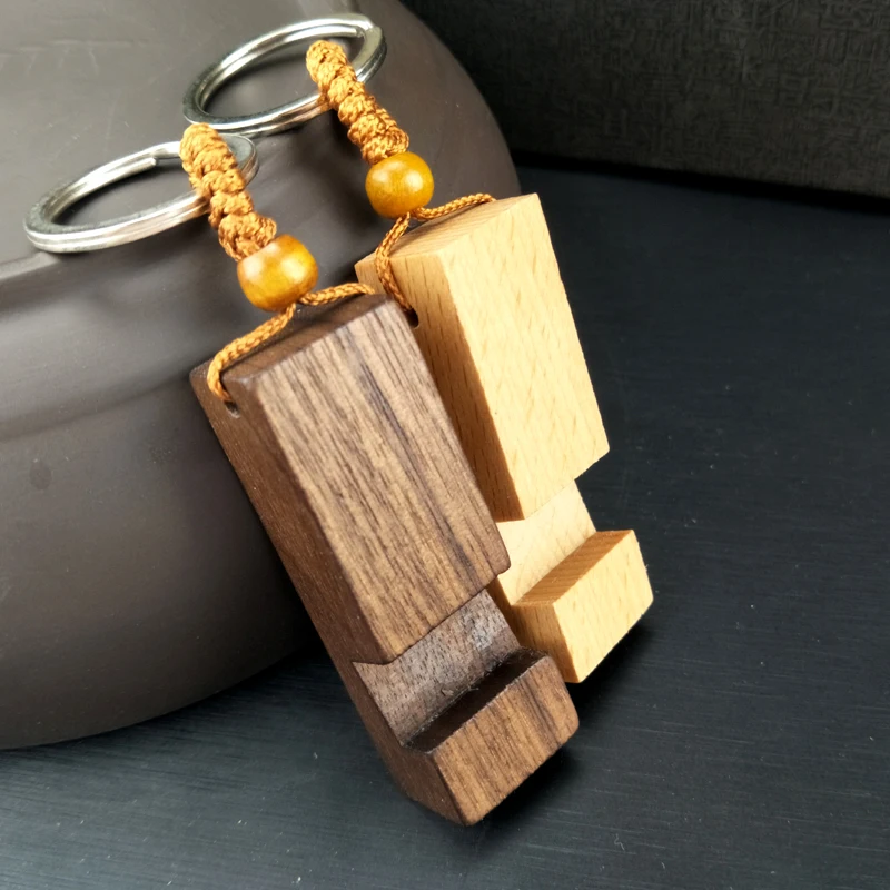 Сувенирные подарки пустая деревянная брелок для