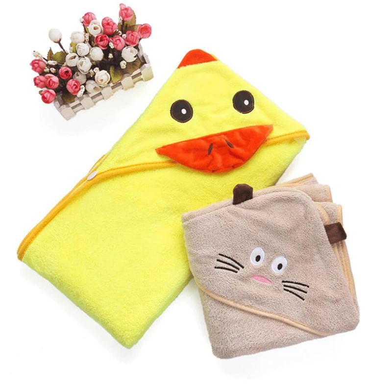 Органическое детское полотенце с капюшоном очень мягкое двустороннее плюшевое натуральное высокое поглощение