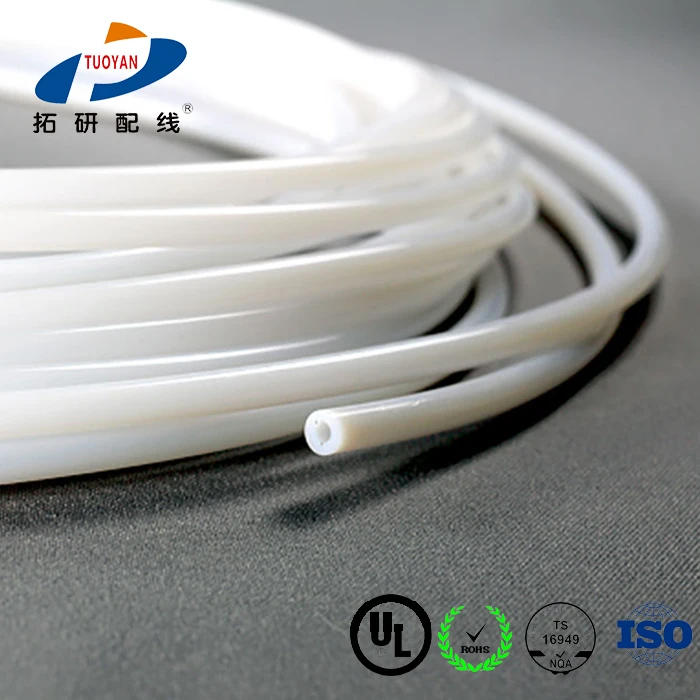 260 Degree High and low temperature Resistant Clear Lubricant Resistant PTFE Heat Shrinking Tubing manufacture