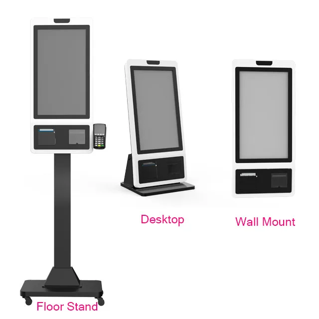 Floor Standing Self Service Kiosk Checkout Payment Touch Screen Kiosk Photo booth kiosk