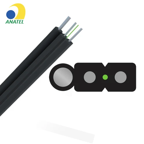 
 Hanxin, китайский поставщик, отличное качество, самонесущий воздушный волоконно-оптический кабель 1 2 4 ядра FTTH Drop  