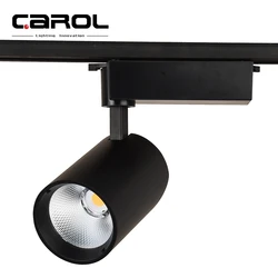 carol low price fast delivery shope showcase dimmable 30w 40w cob spot track light