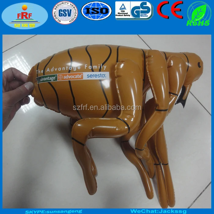 Pet Medicine Promotion Store Display Custom Design PVC Inflatable Flea