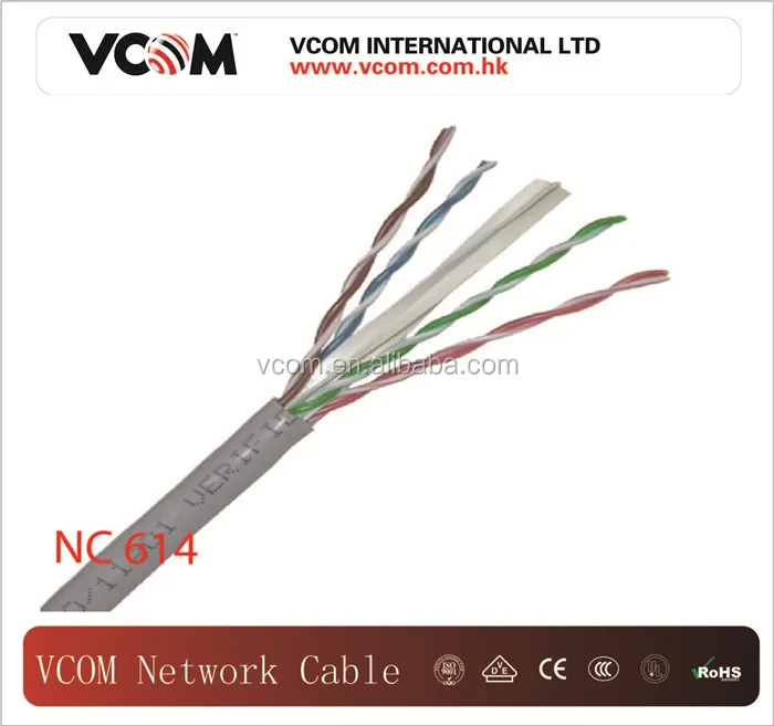 Oem Indoor Cat6 Utp Unshielded Lan Cables 0.57cca Cat6 Ethernet Lan ...