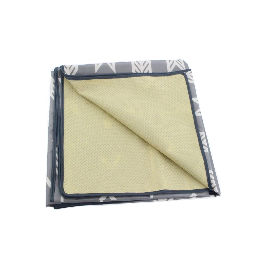 Оптовая продажа с завода, Лидер продаж на заказ на amazon, многоразовые Нескользящие водонепроницаемые детские коврики для высоких стульев