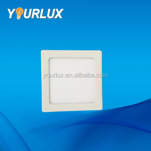Factory low price high lumen 6W 12W 18W 24W surface square ceiling led panel light
