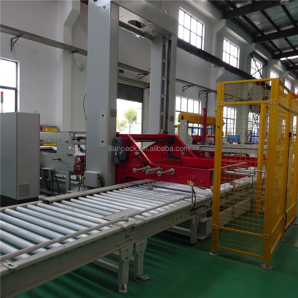 Automatic Box Palletizing Machine Stacking Boxes and Cases Palletizer ...