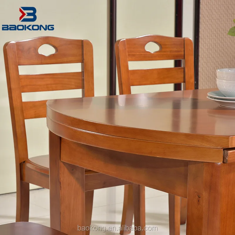 Philippine Dining Table Set Solid Wood Folding Table Top