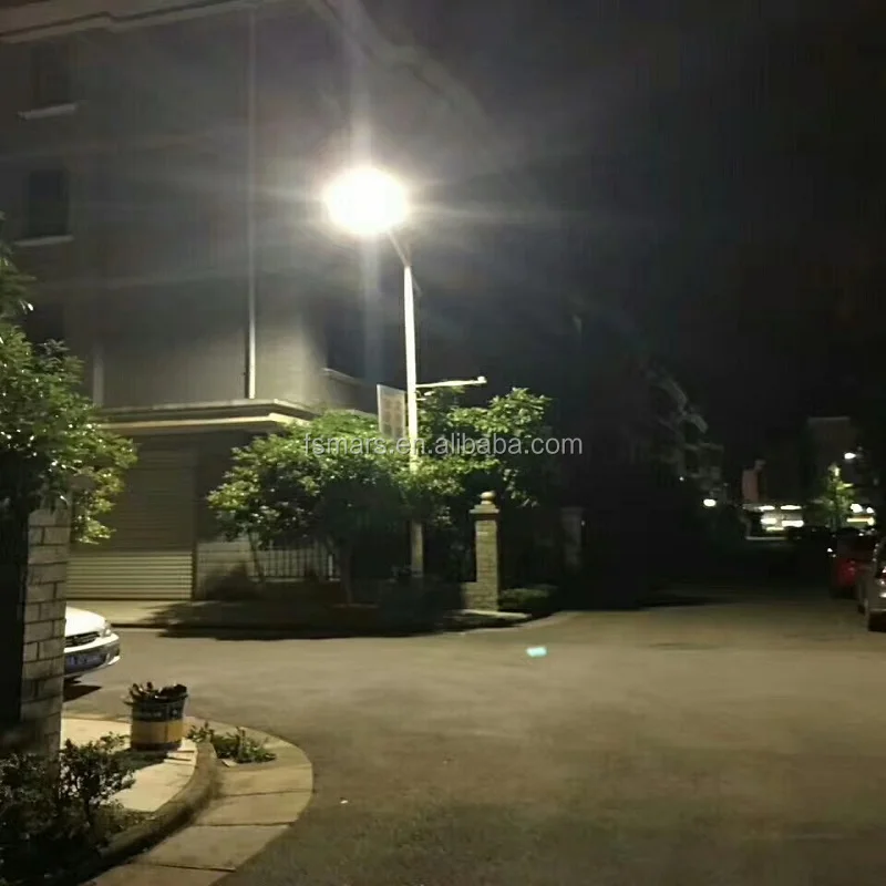 Все в одном интегрированной солнечной Солнечный свет уличный фонарь 80 Вт/30 Вт Солнечный свет