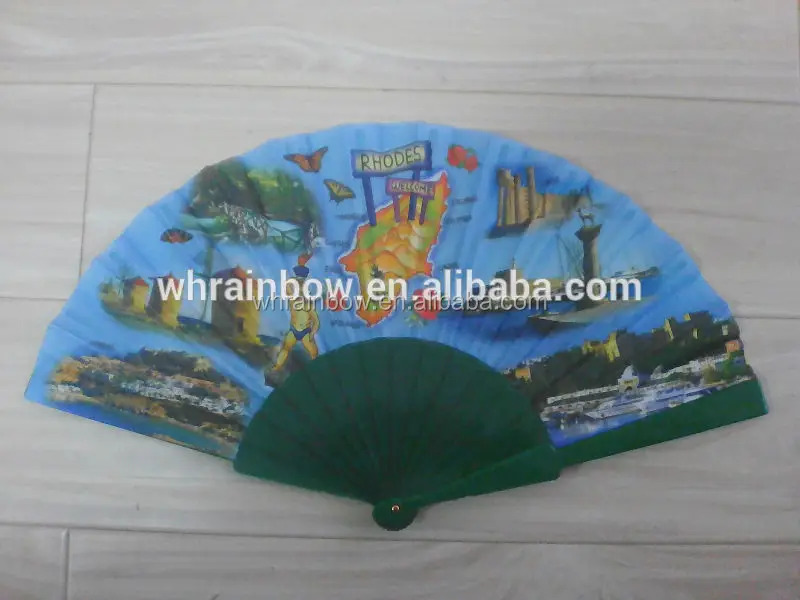 Индивидуальные складные пластиковые ручные вентиляторы, 23 см