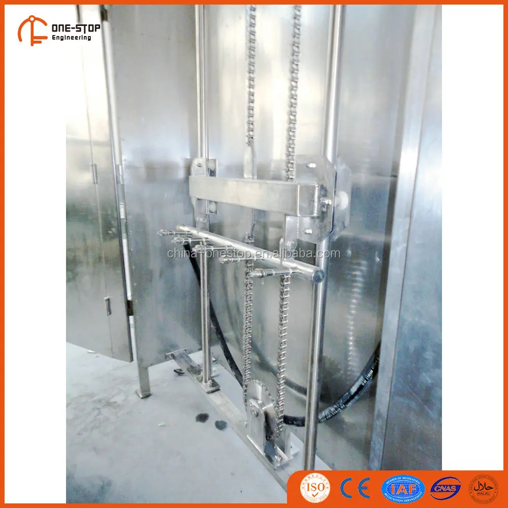 Cattle slaughterhouse line high pressure water spray cattle cleaning machine