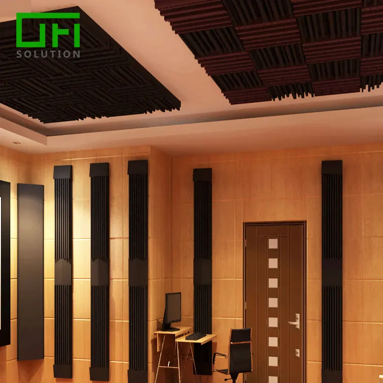 Resonance Absorption Acoustic Sponge Panels Soundproof PU Acoustic Panels Acoustic Polyurethane Foam