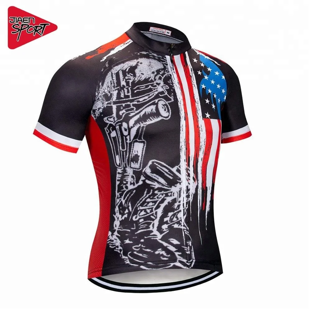 Custom Men's Cycling Jersey & Bib Short Set - Full Custom Design, Any Size