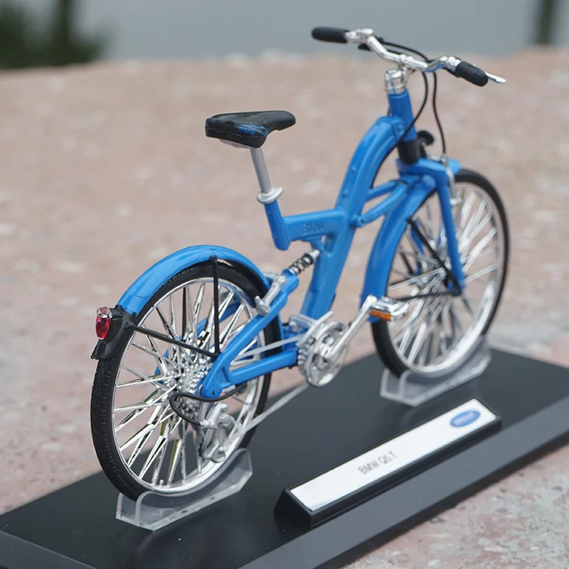 1:8 DIY Metal Toy Bike Miniature Model Bike for Kids